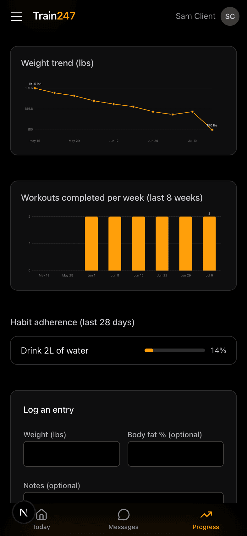 You both watch progress move